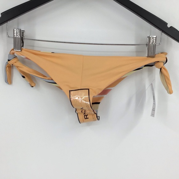 RVCA NWT Horizon Striped Reversible Cheeky Bikini Bottom, XS - Picture 12 of 16